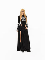 Arielink Vintage Cutout Butterfly Skull Print Punk Y2k Women's Long Sleeve T-shirts