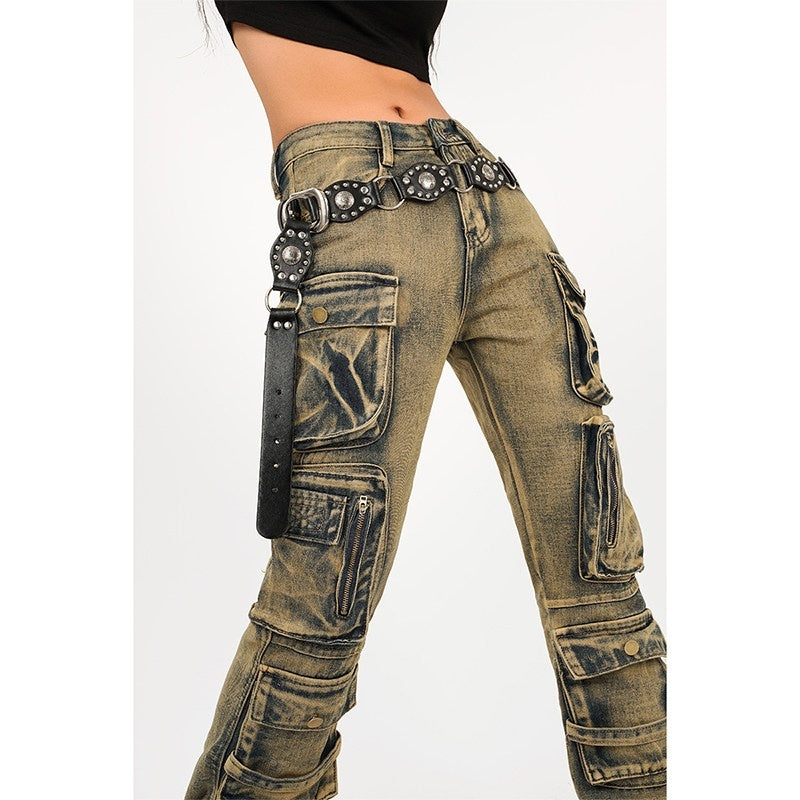 Arielink Vintage Decorative Rhinestone Studded Waist Chain Women's Belts 773747473626
