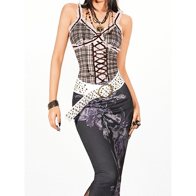 Arielink Vintage Decorative Rhinestone Studded Waist Chain Women's Belts 773747473626