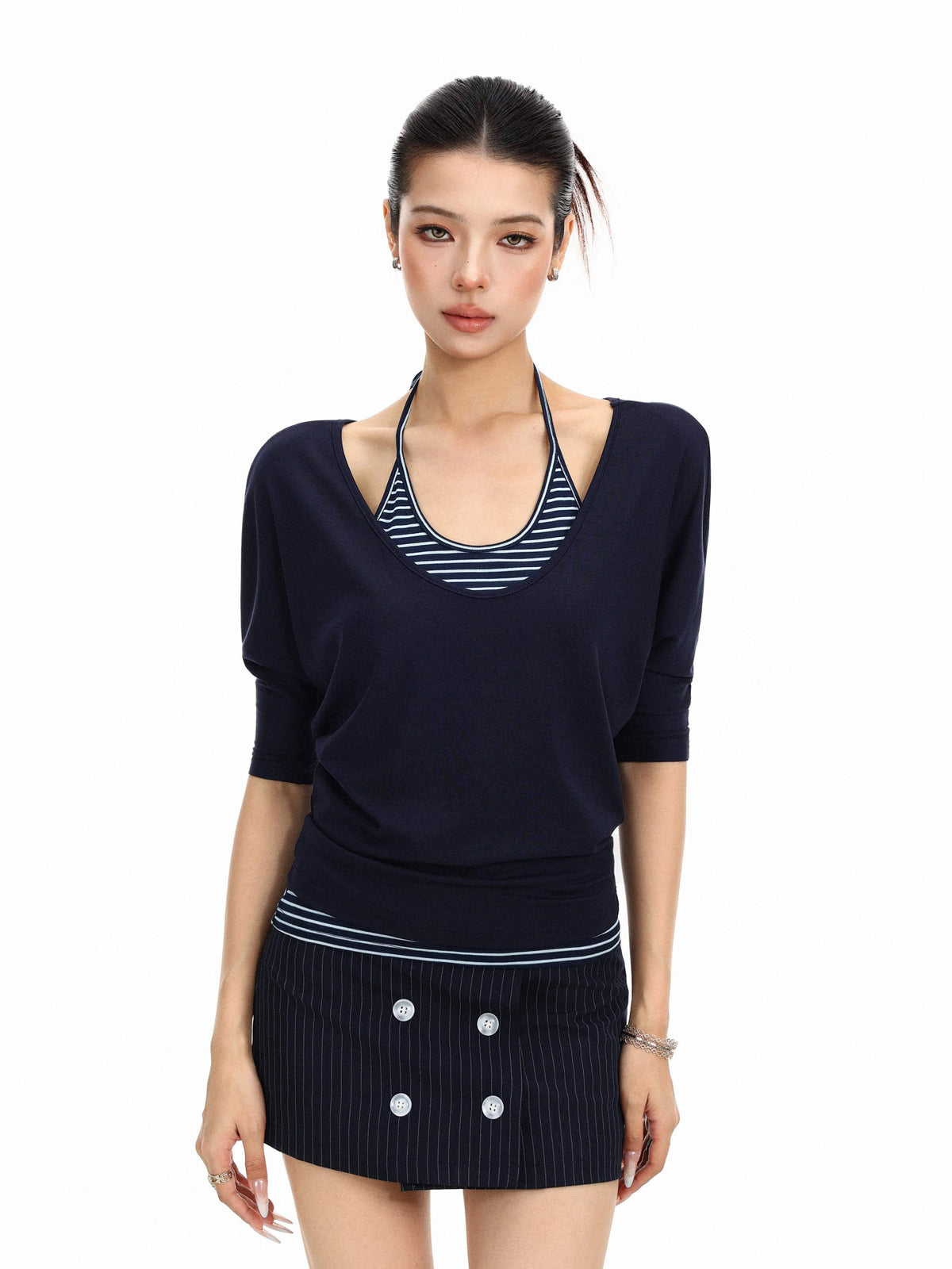 BIGGOLD_STUDIO_Striped_V-neck_Loose_Fit_Sun_Protection_Women's_Short_Sleeve_T-shirts_1055071419344_MISSTT