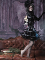 BLOOD SUPPLY Dark Gothic Victorian Women's Polyester Ponchos