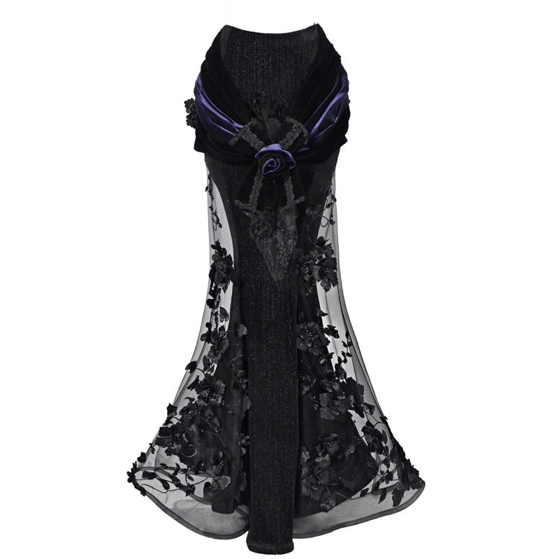 BLOOD_SUPPLY_Gothic_Beaded_Embroidered_Mermaid_Women's_Polyester_Maxi_Skirts_971513210542_MISSTT