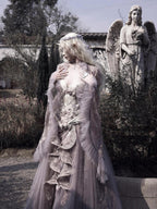 BLOOD SUPPLY Loose Lace Long Sleeve Women's Nylon Scarves & Shawls