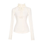 BLOOD_SUPPLY_Princess_Slim_Fit_High_Neck_Knit_Women's_Polyester_Long_Sleeve_T-shirts_999954080883_MISSTT