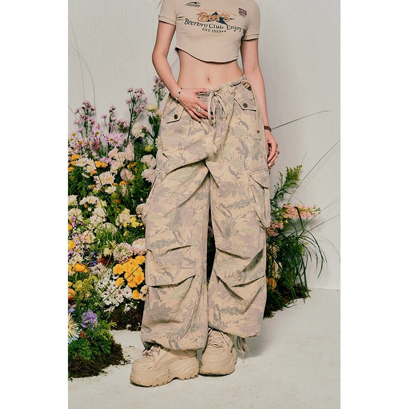BeerBro_Camouflage_Washed_Distressed_Streetwear_Women's_Cotton_Wide-leg_Pants_704538435613_MISSTT