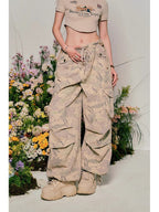BeerBro_Camouflage_Washed_Distressed_Streetwear_Women's_Cotton_Wide-leg_Pants_704538435613_MISSTT