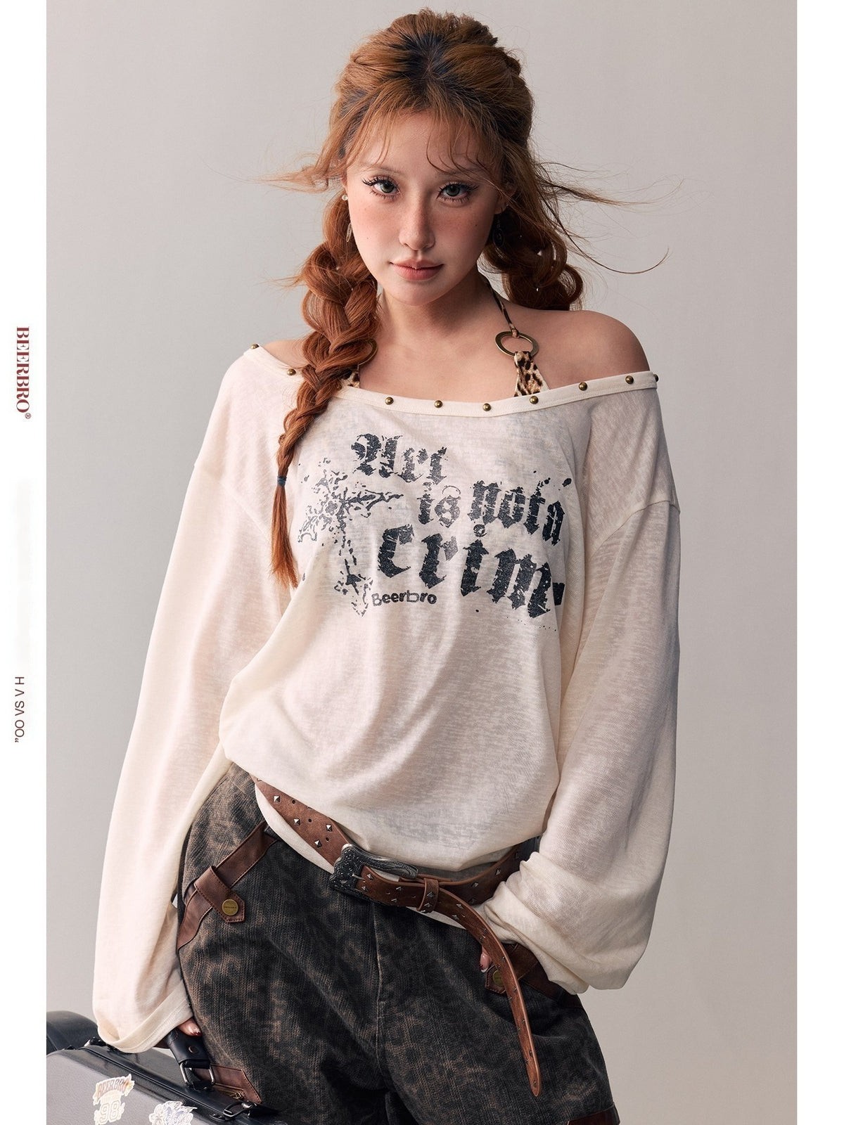 BeerBro_Open_Back_Leopard_Print_Two_Piece_Women's_Lyocell_Long_Sleeve_T-shirts_1005607767627_MISSTT