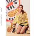BeerBro_Printed_Slanted_Neck_Sheer_Lyocell_Women's_Long_Sleeve_T-shirts_1029707783437_MISSTT