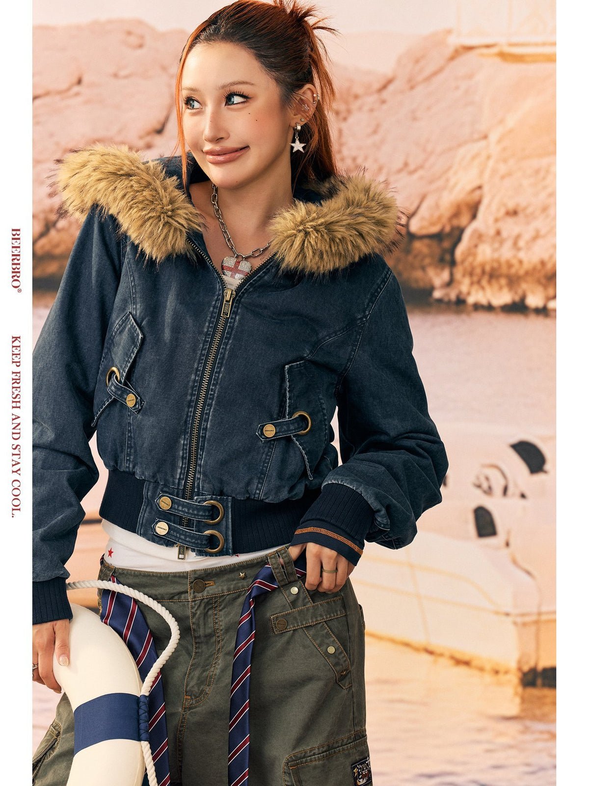 BeerBro_Quilted_Cropped_Faux_Fur_Hooded_Cotton_Women's_Puffer_Jackets_962955602502_MISSTT