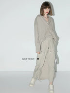 COCOBELLA 100 Percent Cotton Loose Patchwork Ribbed Pocket Street Pullover Hoodies