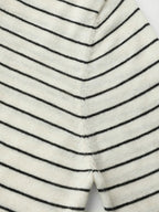 COCOBELLA Acrylic Wool Blend Stripe Straight Fit Minimalist Workday Women Knit Sweater