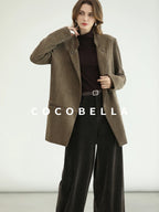 COCOBELLA Anti Static High Neck Slim Fit Pullover Mesh Splice Women Long Sleeve Shirts