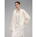 COCOBELLA_Beaded_Embroidered_Tie_Front_Chinese_Loose_V_Neck_Floral_Long_Sleeve_Pearl_Shirts_MISSTT