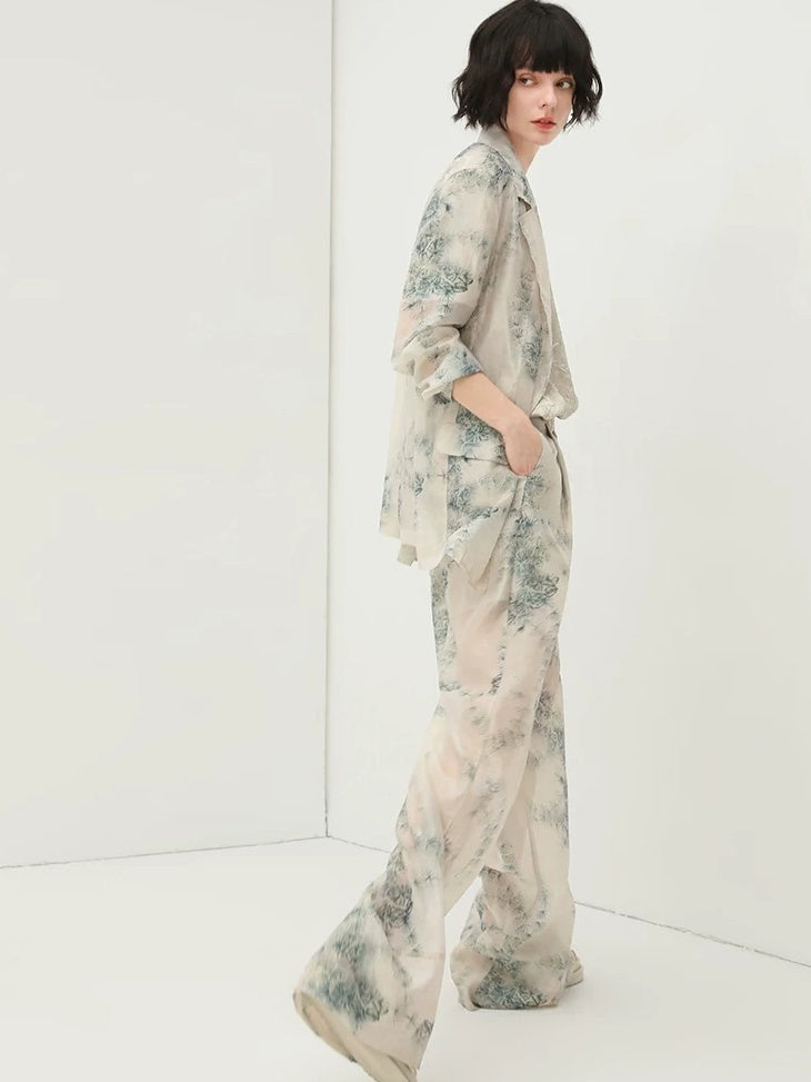 COCOBELLA Commuter Pleated Straight Fit Crew Neck Short Sleeve Women Letter Print T-Shirts