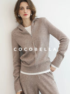 COCOBELLA Cozy Chunky Zip Front Batwing Sleeve Oversized Women Commuter Cardigan Sweater