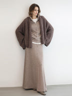 COCOBELLA Cozy Chunky Zip Front Batwing Sleeve Oversized Women Commuter Cardigan Sweater