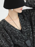 COCOBELLA_Cozy_Metallic_V_Neck_Loose_Mid_Length_Workwear_Knit_Panda_Color_Sweater_MISSTT
