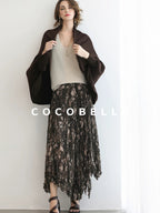COCOBELLA Cozy Thermal Open Front Relaxed Fit Commuter Knit Women Cardigan Sweater