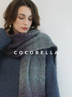 COCOBELLA Cozy Thick Acrylic Blend Vintage Knit Roll Edge Loose Waist City Commute Dresses