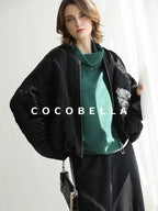 COCOBELLA Cozy Thick Oversized Drop Shoulder Street Style Turtleneck Knit Womens Sweater