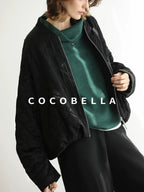 COCOBELLA Cozy Thick Oversized Drop Shoulder Street Style Turtleneck Knit Womens Sweater