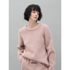 COCOBELLA_Cozy_Thick_Pullover_Sweet_Straight_Fit_Crew_Neck_Blush_Pink_Knit_Sweater_MISSTT