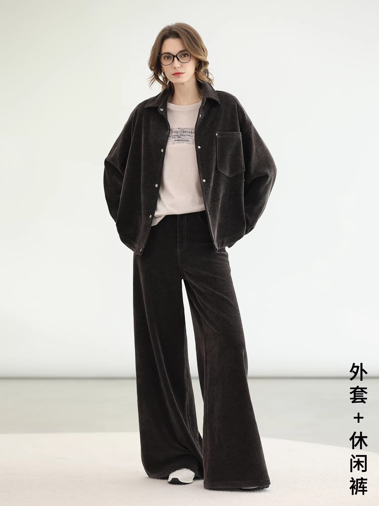 COCOBELLA_Durable_Loose_Fit_Lapel_Button_Pocket_Women_Commuter_Long_Sleeve_Shirts_MISSTT