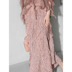 COCOBELLA_Elegant_3D_Embellished_Asymmetric_A_Line_Mid_Waist_Rose_Pink_Pleated_Maxi_Skirts_MISSTT