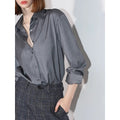 COCOBELLA_Elegant_Button_Stripe_Topstitch_Long_Sleeve_Straight_Office_Women_Shirts_MISSTT