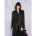 COCOBELLA_Elegant_Gold_Trim_Straight_Fit_Single_Button_Office_Black_Gold_Blazers_MISSTT