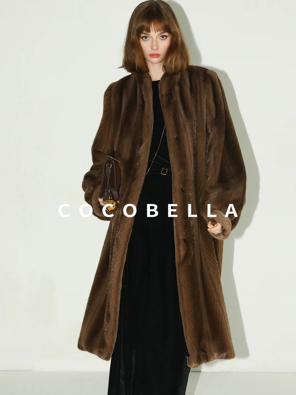 COCOBELLA Elegant Hepburn Sleeveless A Line Belt Side Slit Office Little Black Dresses