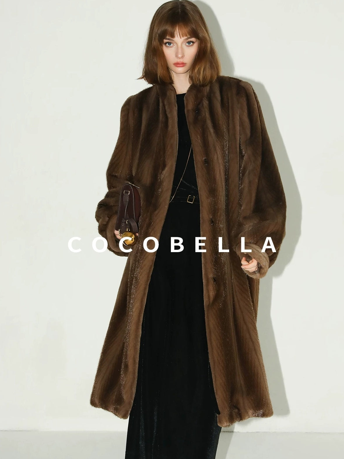COCOBELLA Elegant Hepburn Sleeveless A Line Belt Side Slit Office Little Black Dresses