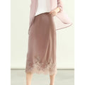 COCOBELLA_Elegant_Lace_Velvet_Patchwork_Mid_Waist_Straight_Sheath_Women_Office_Midi_Skirts_MISSTT