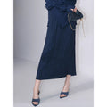 COCOBELLA_Elegant_Pleated_Pencil_Midi_Skirt_Mid_Waist_Office_Women_Deep_Sea_Blue_Skirts_MISSTT