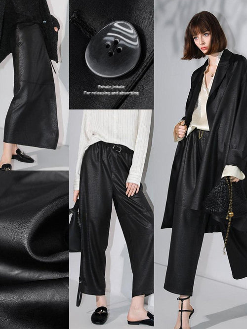 COCOBELLA Elegant Tie Waist Asymmetric Wrap Patchwork A Line Mid Waist Office Skirts
