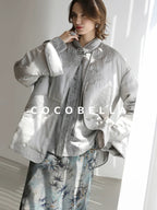 COCOBELLA Embroidered Ethnic Commuter Straight Fit Short Polyester Padded Jackets