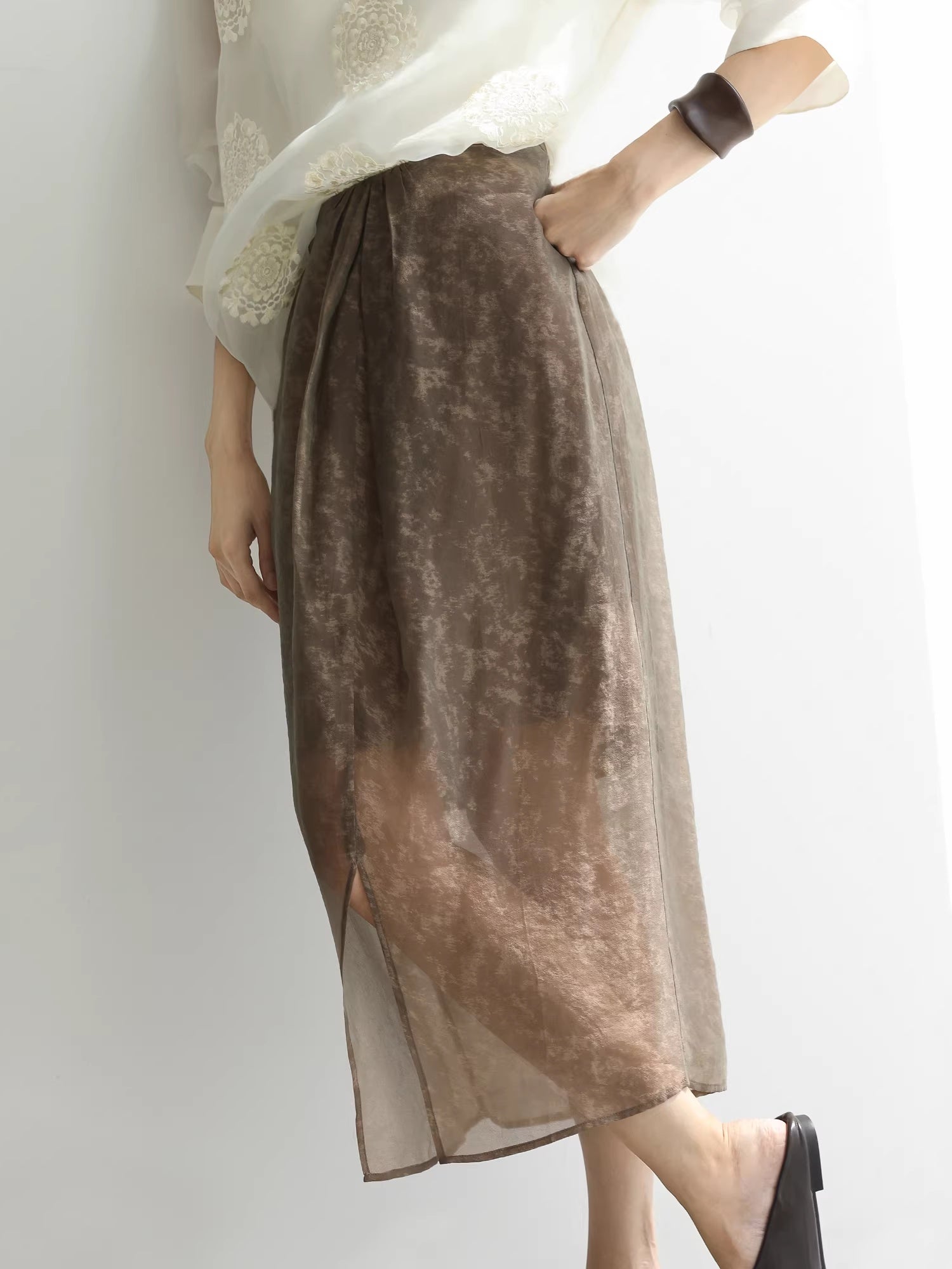 COCOBELLA_Embroidered_Lurex_Chinese_Loose_Fit_Stand_Collar_Commuting_Long_Sleeve_T-Shirts_MISSTT