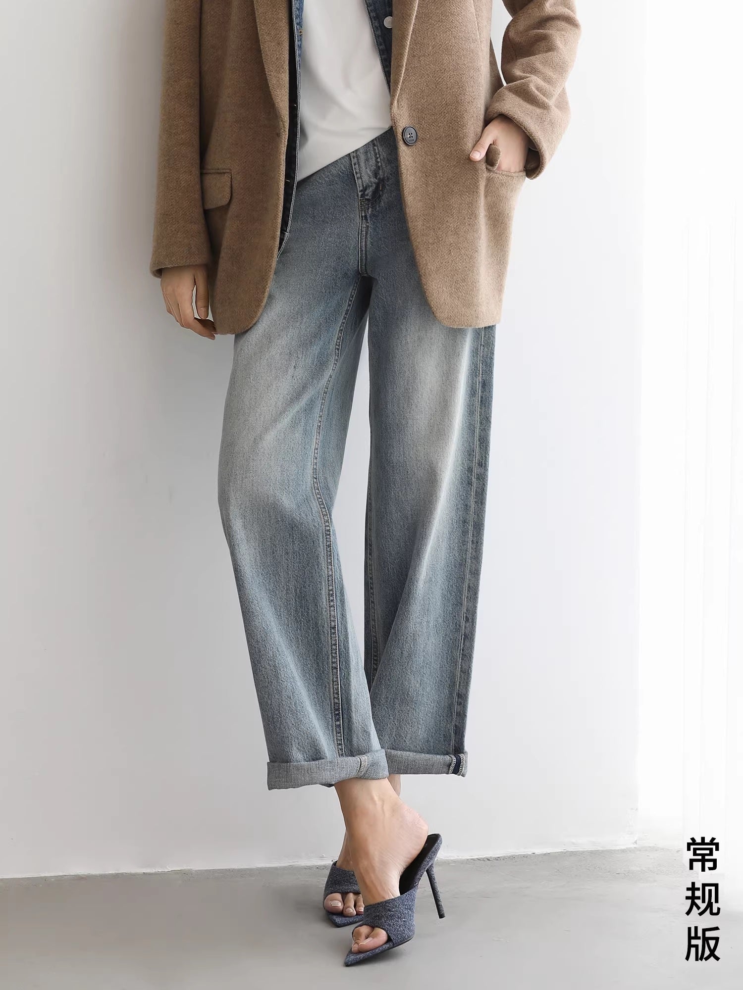 COCOBELLA_Faded_Cotton_Straight_Leg_Natural_Waist_Casual_Women_Denim_No_Stretch_Pants_MISSTT