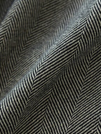 COCOBELLA Herringbone One Button Casual Straight Fit Blazer Collar Women Office Shirts
