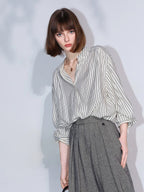 COCOBELLA Herringbone Straight Fit Casual Single Button Tailored Office Women Blazers