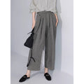 COCOBELLA_High_Waist_3D_Detail_Loose_Harem_Office_Wear_Women_Black_White_Polyester_Pants_MISSTT