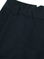 COCOBELLA High Waist Stretch Pocket Straight Tapered Office Workwear Women Black Pants