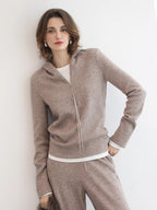 High Waist Wide Leg Knit Loose Casual Women Viscose Polyester Nylon Blend Pants