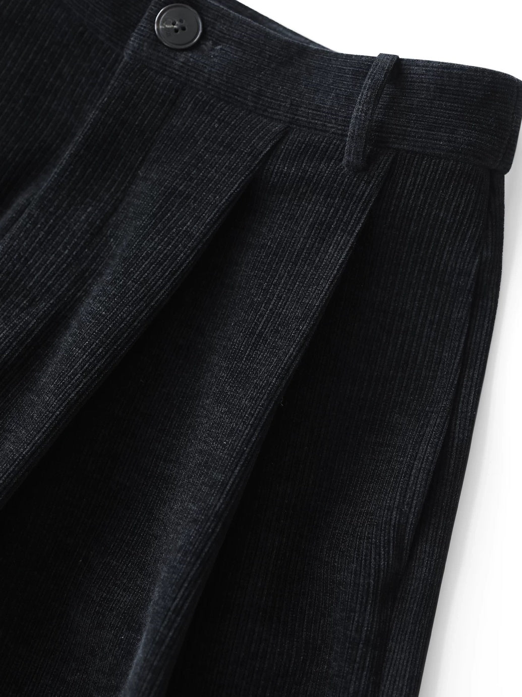 COCOBELLA High Waist Wide Leg Tailored Button Zipper Minimalist Office Work Pockets Pants