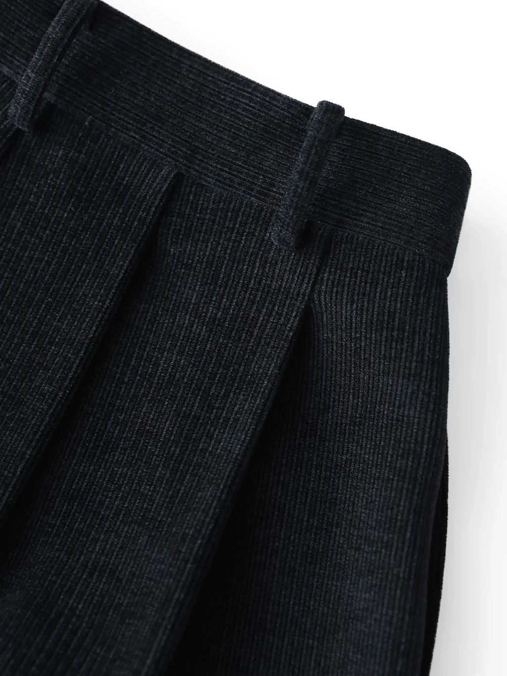 COCOBELLA High Waist Wide Leg Tailored Button Zipper Minimalist Office Work Pockets Pants