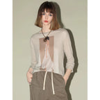 COCOBELLA_Lightweight_Creative_Print_Straight_Fit_Women_Office_Long_Sleeve_Khaki_Shirts_MISSTT