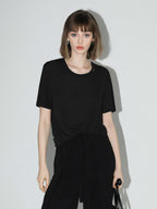 COCOBELLA Lightweight Polyester Casual Loose Fit Short Sleeve Solid T-Shirts