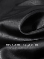 COCOBELLA Longline Buttoned Loose Fit Office Workwear Tonal Jacquard Black Blazers