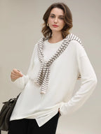 COCOBELLA_Minimalist_Asymmetric_Loose_Fit_Long_Sleeve_Round_Neck_Women_Commuter_Shirts_MISSTT