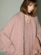 COCOBELLA Minimalist Commuter Mid Length Loose Fit Notch Collar Pocket Polyester Coats